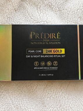 Prédiré Paris Pearl Core 24K Gold Day & Night Balancing Ritual Set Sealed